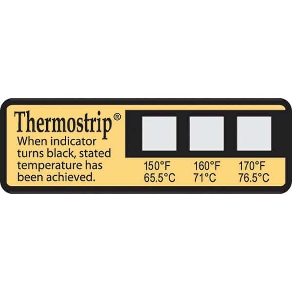Irreversible Thermostrip Disinfect, PK 16